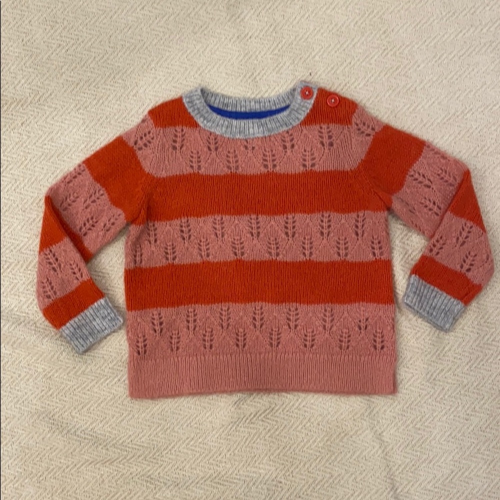 Baby Boden stripe knit sweater